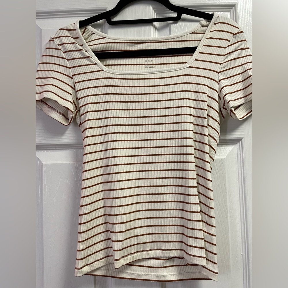 A New Day ribbed square neck top